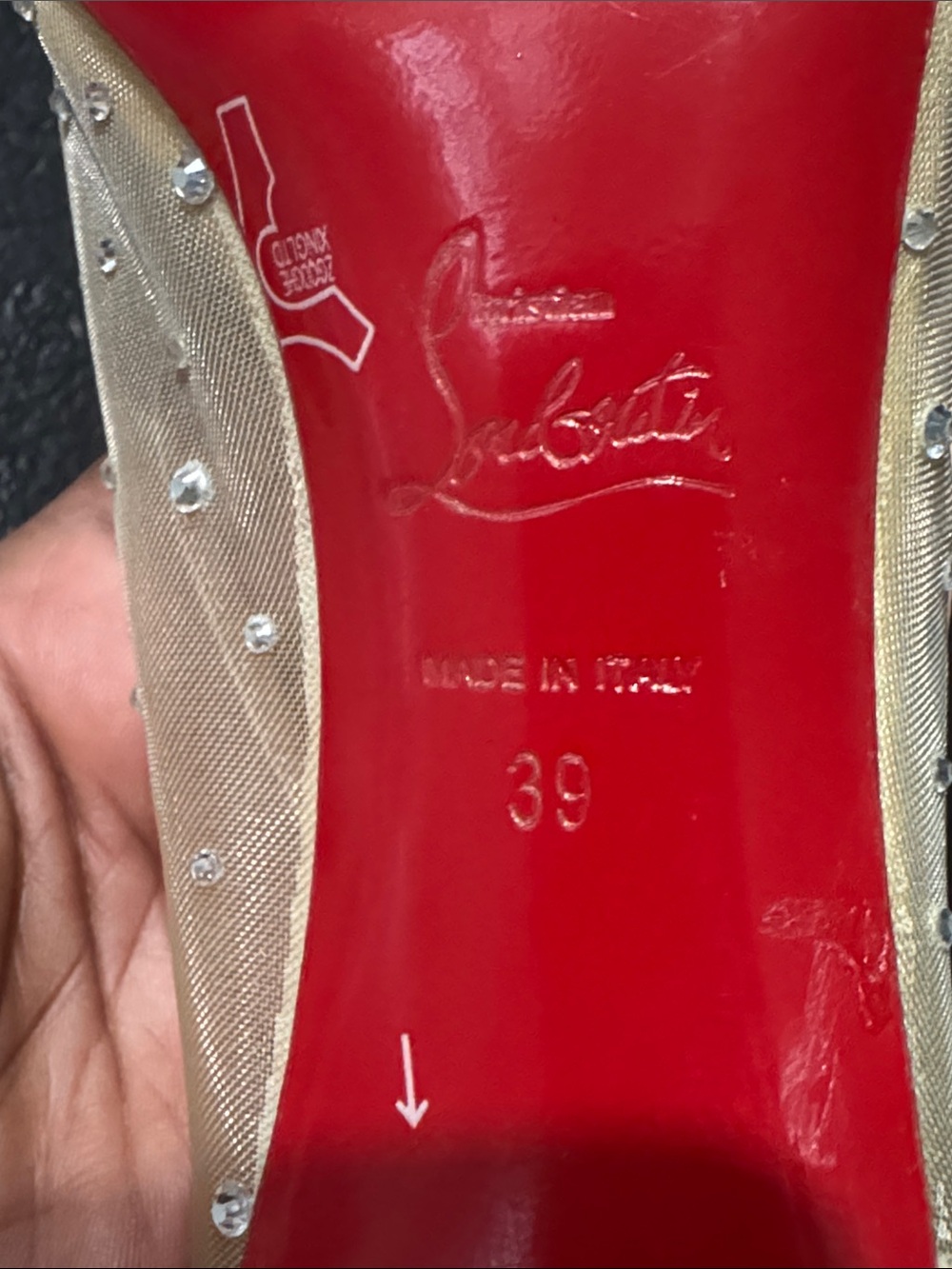 Christian Louboutin Follies Strass 100 pumps - Picture 13 of 17